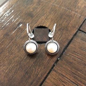 SILPADA PEARL DROP EARRINGS